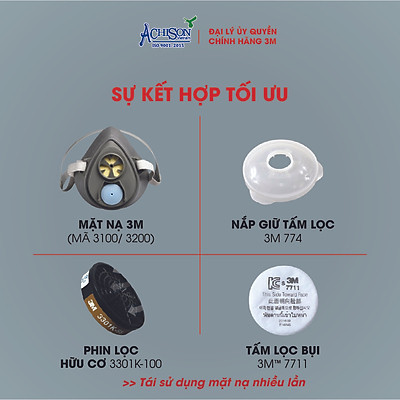 Mặt nạ và bộ lọc là những sản phẩm tiêu biểu do ACHISON cung cấp tại thị trường Việt Nam