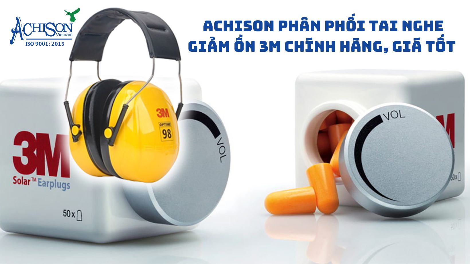 ACHISON là nhà phân phối có khả năng cung cấp đa dạng sản phẩm tai nghe giảm ồn 3M giá rẻ, chính hãng