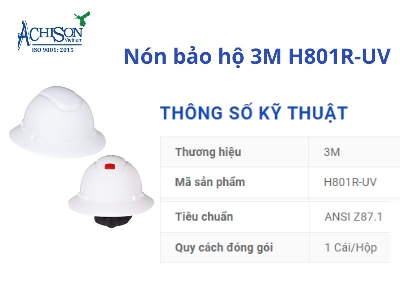 Thông số kỹ thuật nón bảo hộ 3M