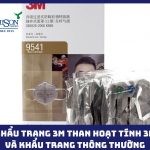 Khẩu trang 3M than hoạt tính