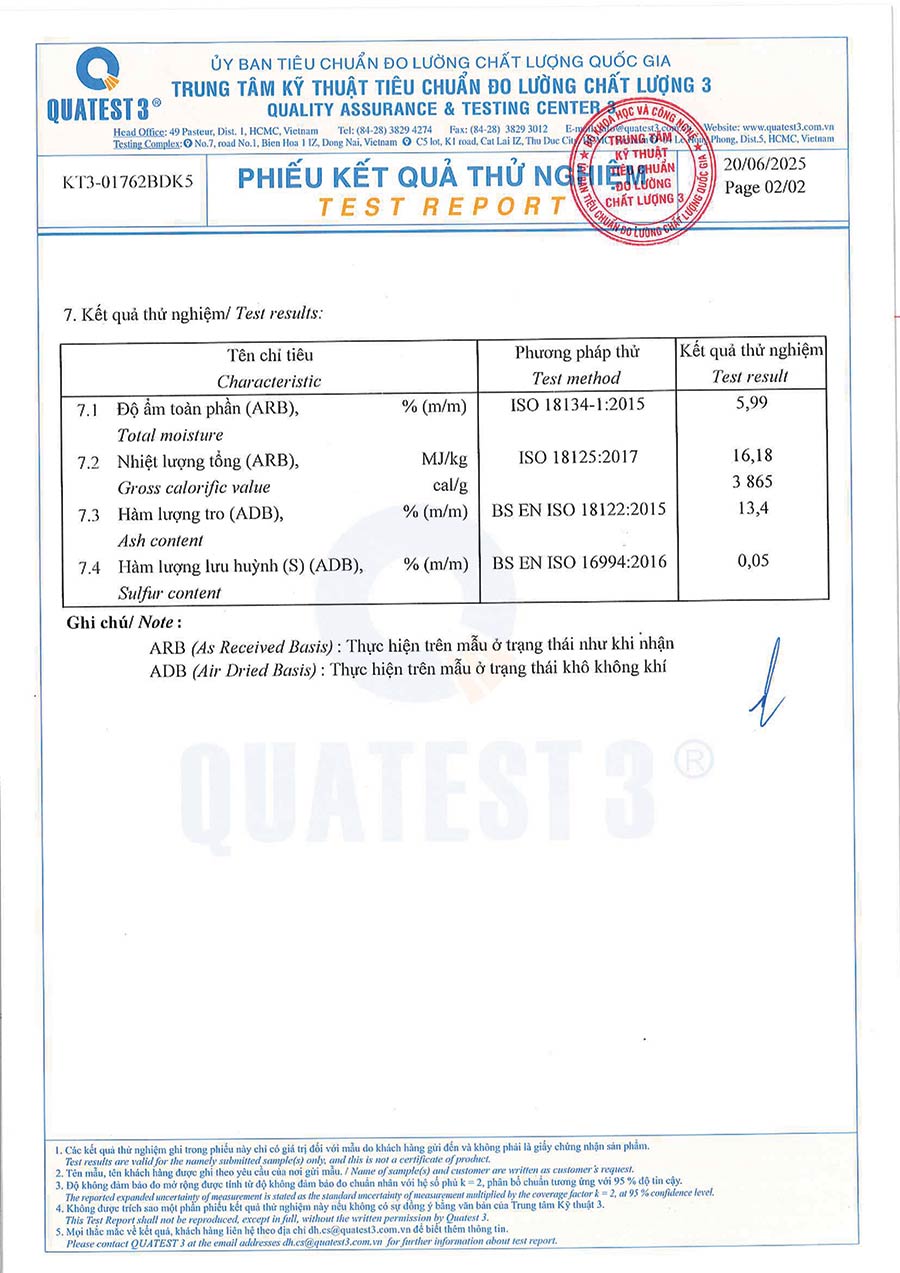 phieu ket qua thu nghiem vien nen xuat khau 2