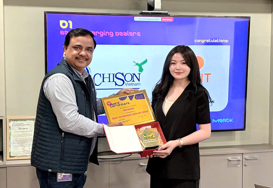 Achison Vinh Dự Đạt Giải “Best Emerging Dealer 2025” Của Tập Đoàn Merck achion vinh du dat giai best emerging dealer 2025 cua tap doan merck 1